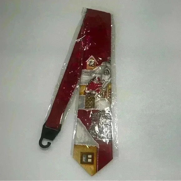 Santa Clause Christmas Men’s Neck Tie - Picture 2 of 5